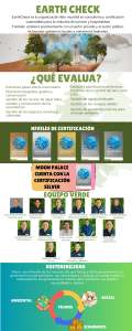 Sostenibilidad en Moon Palace: Informe EarthCheck Silver