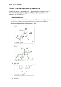 Validaci&oacute;n HPLC-UV: Cuantificaci&oacute;n de Pesticidas en Agua