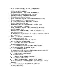 Amazon Rainforest Facts: Q&A on Geography, Ecology & Conservation