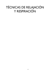 T&eacute;cnicas de Relajaci&oacute;n y Respiraci&oacute;n: Gu&iacute;a T&eacute;cnica