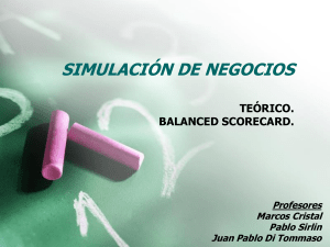 Balanced Scorecard: Gesti&oacute;n Estrat&eacute;gica y Medici&oacute;n de Negocios