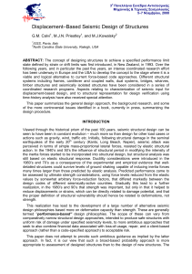 Displacement-Based Seismic Design of Structures
