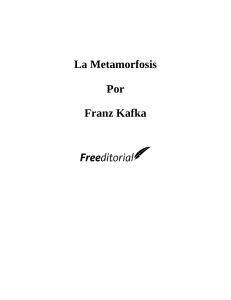 La Metamorfosis de Franz Kafka - Inicio del Cl&aacute;sico Literario