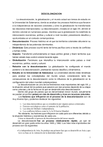 Descolonizaci&oacute;n y Globalizaci&oacute;n: Impacto y Legado en el Mundo Actual