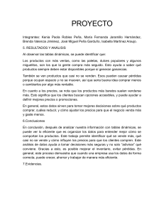 An&aacute;lisis de Ventas de Dulces: Estrategias con Tablas Din&aacute;micas