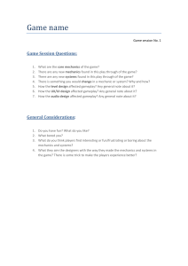 Game Playtest Questionnaire: Session 1 Analysis & Feedback