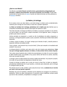 &iquest;Qu&eacute; es una f&aacute;bula? La liebre y la tortuga | Moraleja y definici&oacute;n