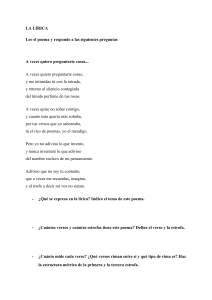 LA LÍRICA
