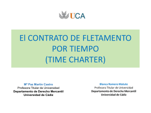 El Contrato de Fletamento por Tiempo (Time Charter): An&aacute;lisis Jur&iacute;dico