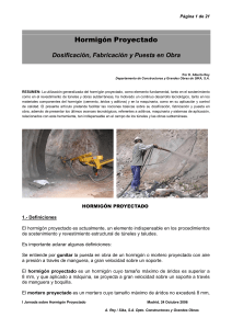 Hormig&oacute;n Proyectado: Tecnolog&iacute;a y Aplicaci&oacute;n en Obras Subterr&aacute;neas