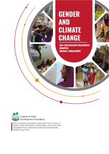 Gender and Climate Change: Women&rsquo;s Vulnerability to Environmental Degradation