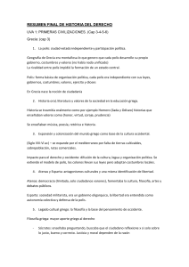 Resumen Historia del Derecho: Grecia, Roma, Medievo