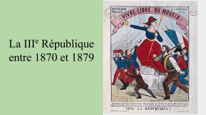 La IIIe R&eacute;publique (1870-1879) : Proclamation, Commune et Thiers