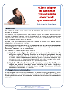 C&oacute;mo adaptar ex&aacute;menes y evaluaci&oacute;n para alumnos con necesidades