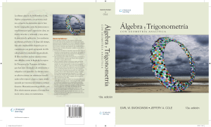 &Aacute;lgebra y Trigonometr&iacute;a con Geometr&iacute;a Anal&iacute;tica - Swokowski Cole