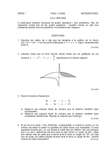 Examen PAAU LOGSE Matem&aacute;ticas 1999-2000