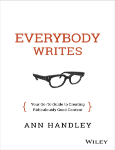 Everybody Writes: Guide to Creating Good Content