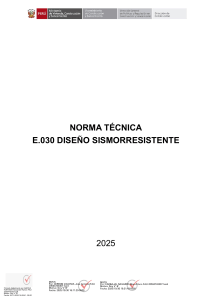E.030 del 2025