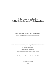Mobile Forensics Tools for Social Media Investigations