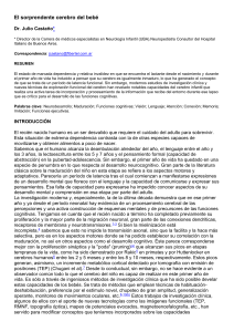 El Sorprendente Cerebro del Beb&eacute;