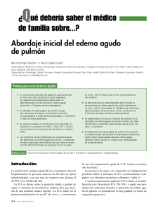 Abordaje Edema Agudo de Pulm&oacute;n