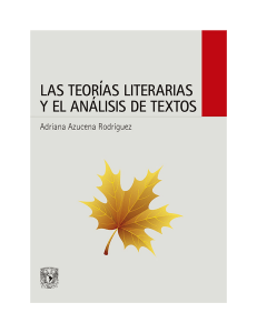 Manual de Teor&iacute;a Literaria y An&aacute;lisis de Textos