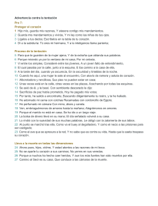 Proverbios 7: Advertencia contra la Tentaci&oacute;n