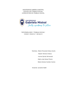 Epistemolog&iacute;a y Trabajo Social: Ensayo Acad&eacute;mico