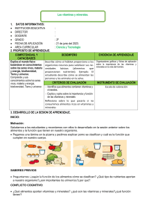 vitaminas y minerales