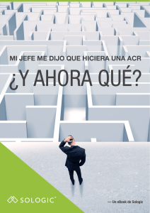 Mi jefe me dijo que hiciera una-ACR y ahora que