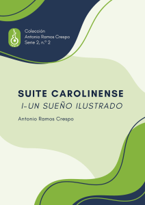 Suite Carolinense I: Un Sue&ntilde;o Ilustrado - Partitura