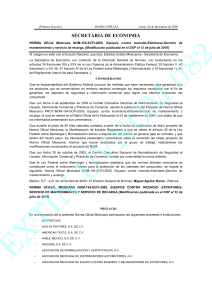 NOM-154-SCFI Mantenimiento de Extintores M&eacute;xico