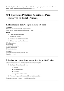 Cuatro ejercicios m&aacute;s f&aacute;ciles.