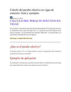 Gu&iacute;a Peralte Efectivo en Vigas de Concreto