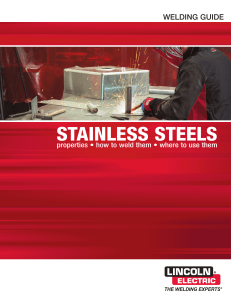Stainless Steel Welding Guide