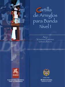 Gu&iacute;a de Arreglo Musical para Bandas