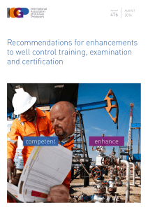 Well Control Training & Certification Report