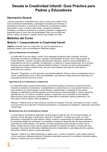 Gu&iacute;a para Fomentar la Creatividad Infantil