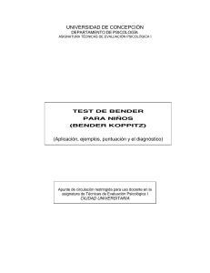 Manual del Test de Bender para Ni&ntilde;os