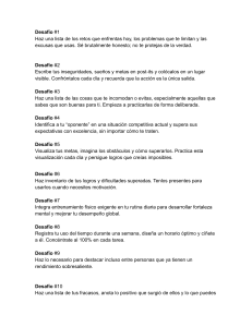 11 Retos para el Crecimiento Personal