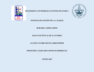 Mapa Conceptual de 31 Gur&uacute;s de la Calidad