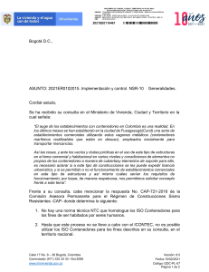 Reglamento Colombia NSR-10 Uso Contenedores