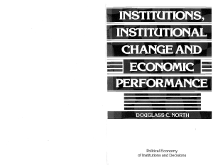 Institutions and Economic Performance