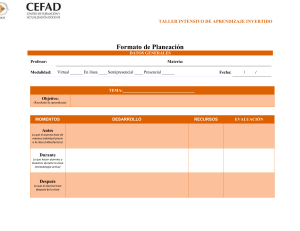 Plantilla Taller Aprendizaje Invertido