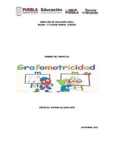 Proyecto Ludoteca para la Grafomotricidad
