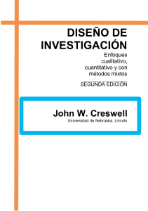 Dise&ntilde;o de Investigaci&oacute;n: Cualitativo, Cuantitativo