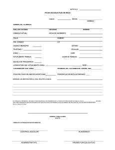 Solicitud de Beca Universitaria