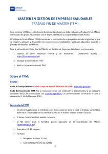 Frabajo Fin Maěster TFM SM