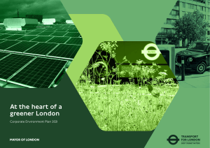 TfL Corporate Environment Plan 2021