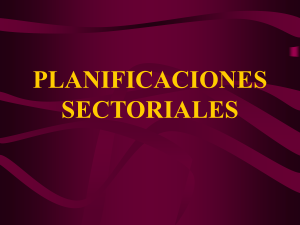 Planificaciones Sectoriales: Gu&iacute;a para Educadores